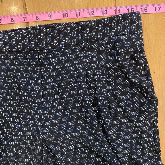 Theory women’s silk pants pockets, pleated black blue new without tag, size 30 - Picture 10 of 14